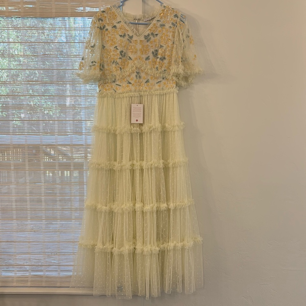 Ivy City Co - Annalise Dress in Light Yellow